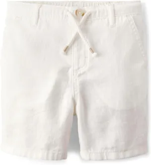 Gymboree Boys' and Toddler Linen Chino Shorts