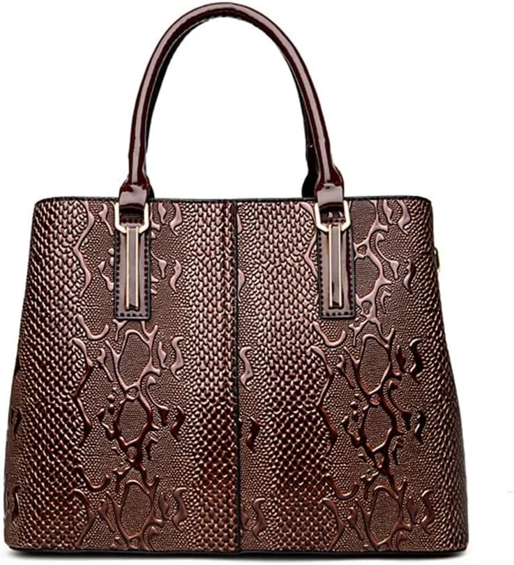 Handbags Wallet for Women Print PU Leather Shoulder Bag Fashion Top-handle Satchel Work Crossbody Purse