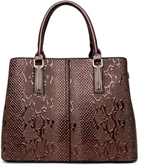 Handbags Wallet for Women Print PU Leather Shoulder Bag Fashion Top-handle Satchel Work Crossbody Purse