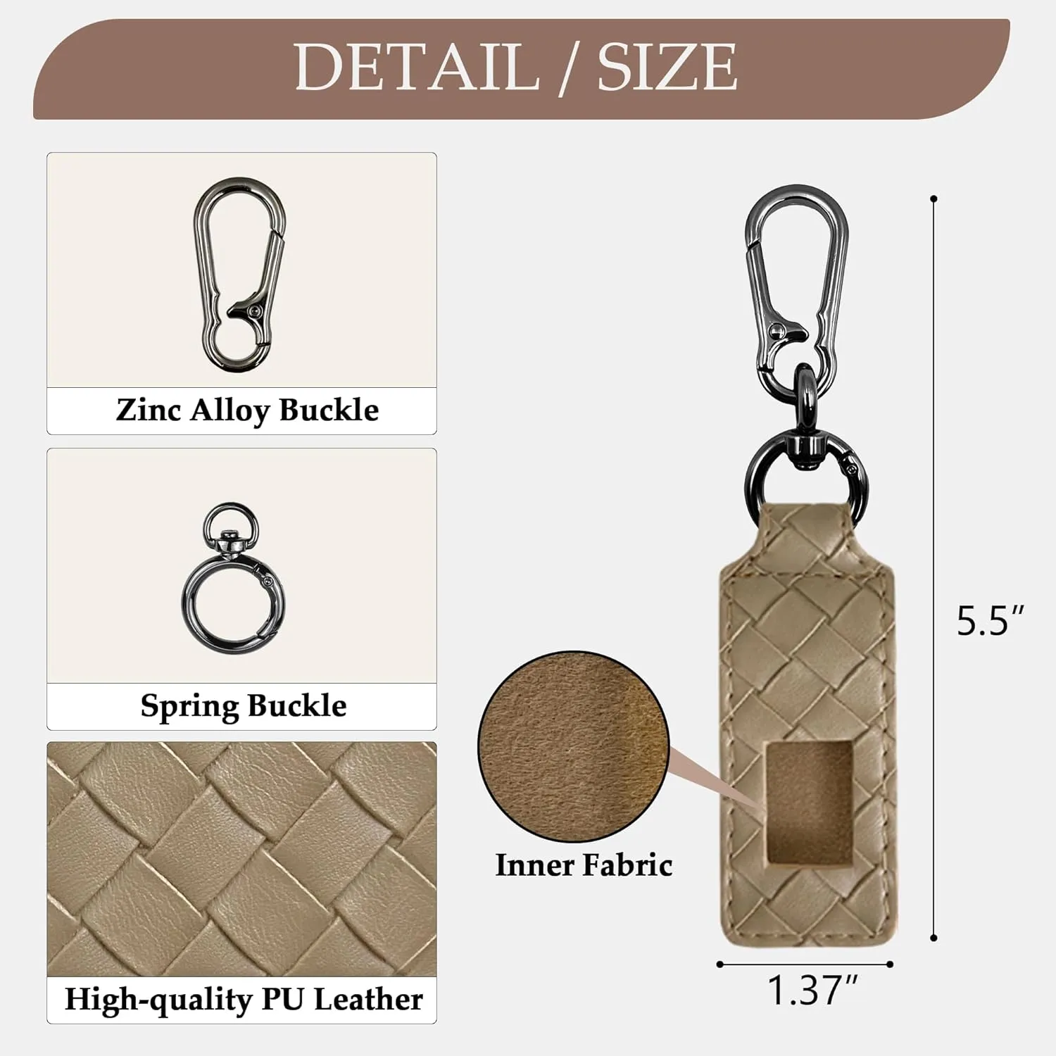 Hat Clip for Travel Backpack Luggage PU Leather Elastic Non-Magnetic Cowboy Hat Holder Men's Sun Hats Accessories