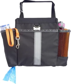 High Road Car Dog Travel Bag for Water Bottles, Toys, Treats and Food with Poop Bag Holder Dispenser