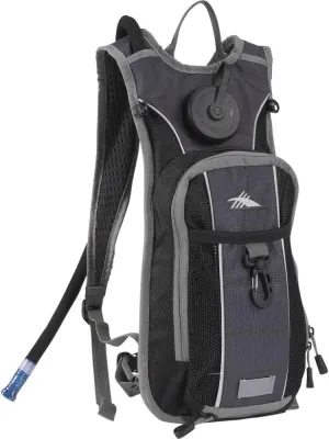High Sierra Soaker Hydration Pack, Black, Graphite, 2L / 17.25 x 9 x 2-Inch