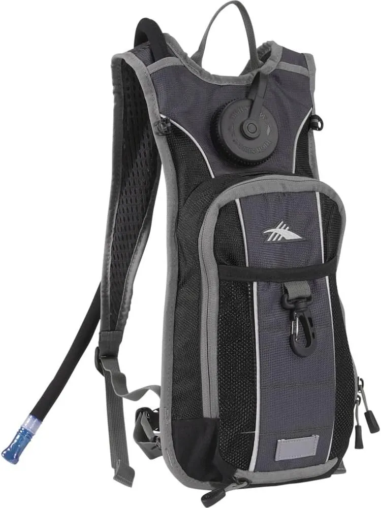High Sierra Soaker Hydration Pack, Black, Graphite, 2L / 17.25 x 9 x 2-Inch