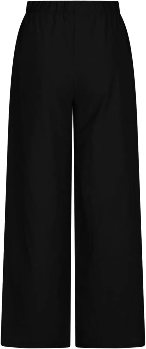 High Waisted Linen Pants for Women Dressy Casual 2025 Drawstring Wide Leg Flowy Pant Summer Beach Trousers
