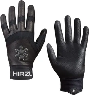 HIRZL Grippp Force FF Full Finger Shooting Gloves, Multi Sports Outdoor, Push/Pull Control, Patented, Ultimate Grip in Dry, Damp, or Wet Conditions, Tear Resistance, Breathability & Sweat Absorption