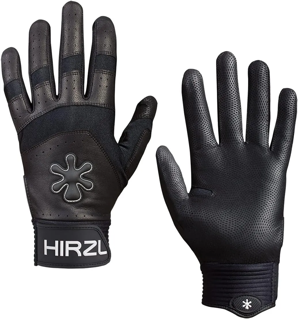 HIRZL Grippp Force FF Full Finger Shooting Gloves, Multi Sports Outdoor, Push/Pull Control, Patented, Ultimate Grip in Dry, Damp, or Wet Conditions, Tear Resistance, Breathability & Sweat Absorption