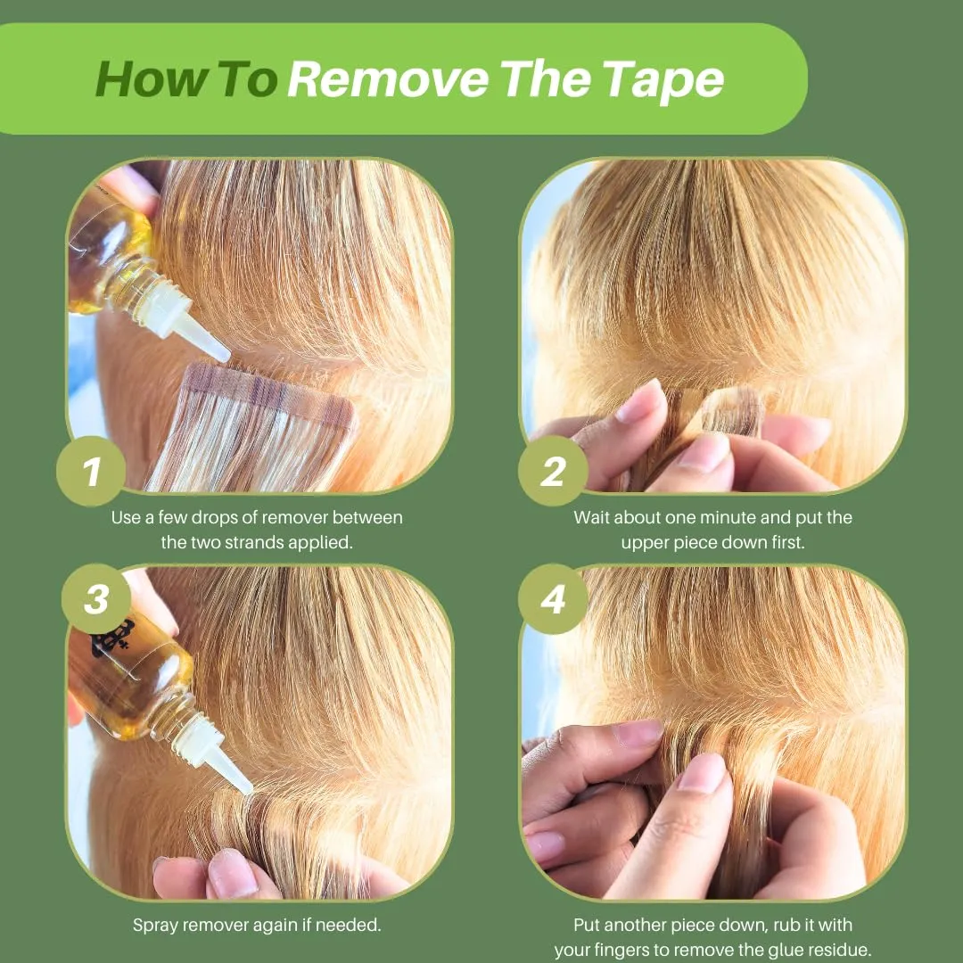 Honey Blonde Tape in Hair Extensions Real Human Hair for Women Invisible Edge Human Hair Straight Tape in Extensions