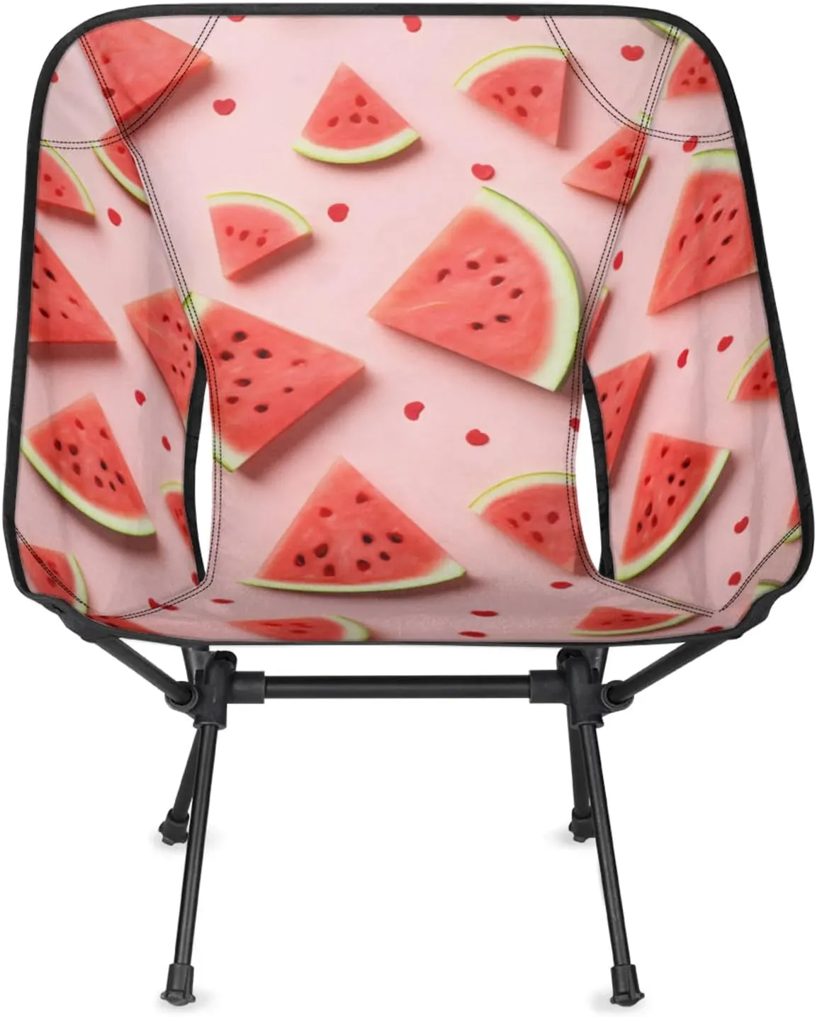 Honeybaby Folding Camping Chair Fresh Fruit Watermelon Camping Chairs Lightweight Portable Chair Outdoor Foldable Chairs for Camping Travel Picnic Beach Hiking