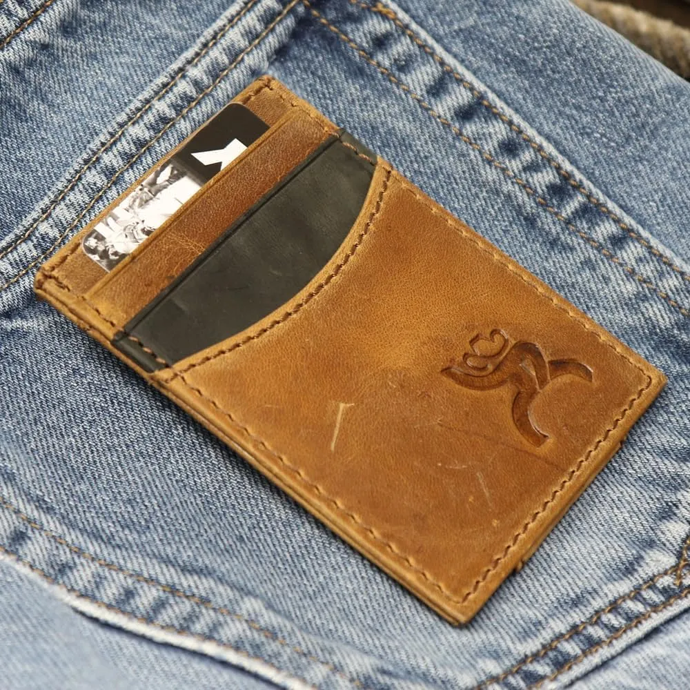 HOOEY Leather Men's Money Clip