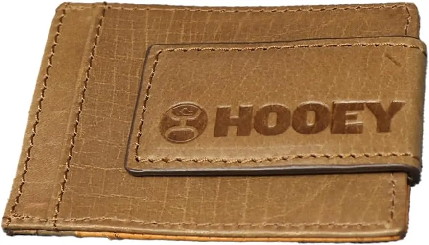 HOOEY Leather Men's Money Clip