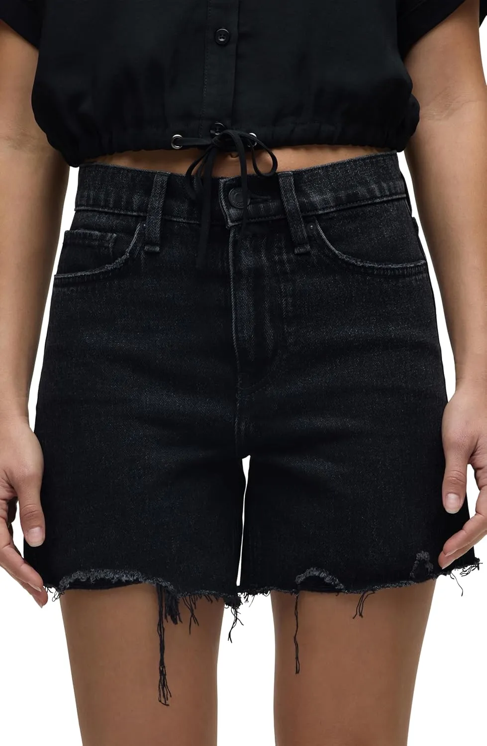 HUDSON Women's Devon High-Rise Boyfriend Short