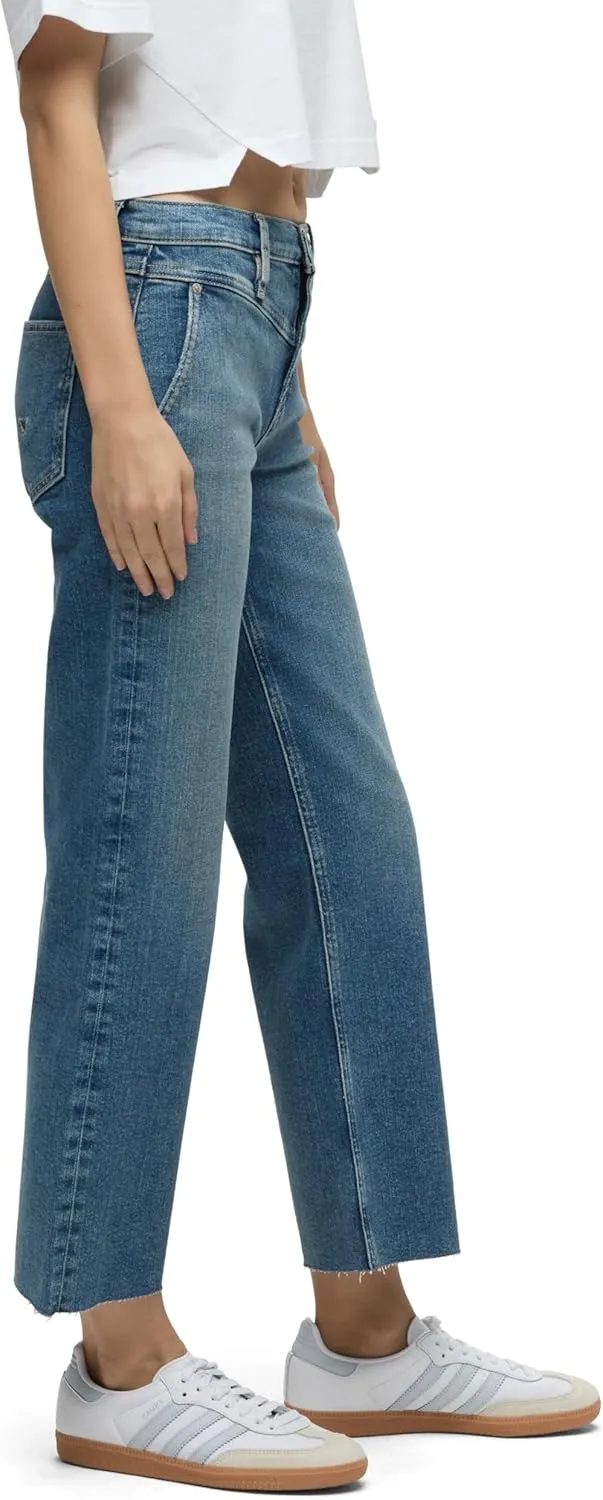 HUDSON Women's Rosie High-Rise Wide Leg Ankle