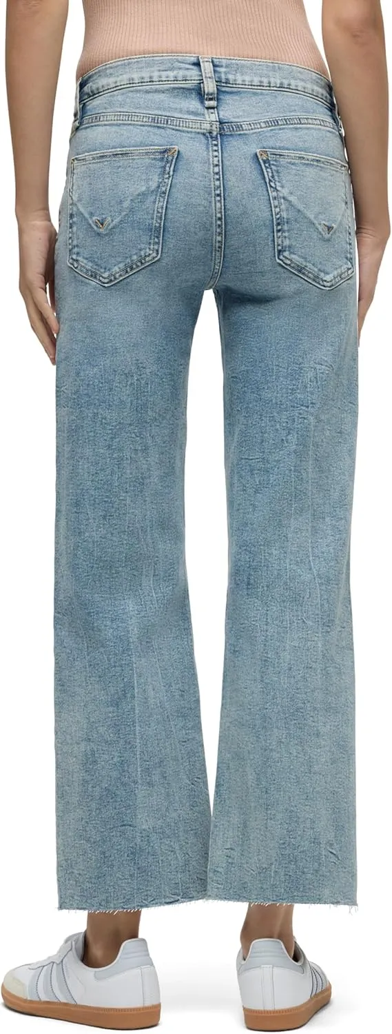 HUDSON Women's Rosie High-Rise Wide Leg Ankle