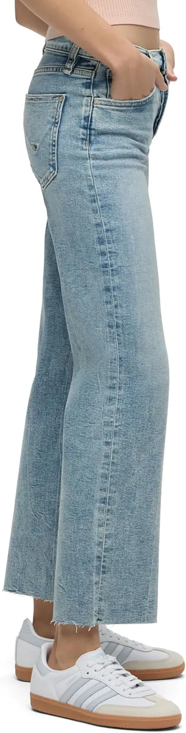 HUDSON Women's Rosie High-Rise Wide Leg Ankle