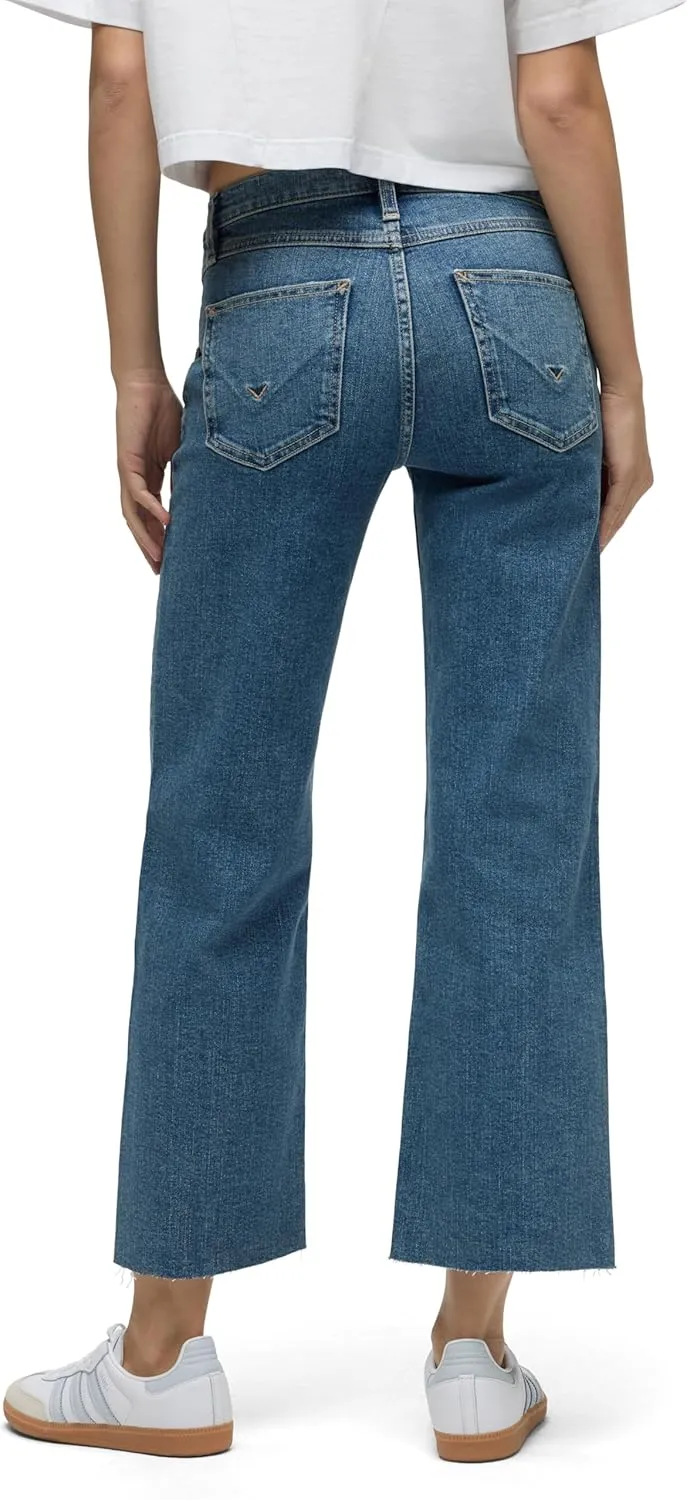 HUDSON Women's Rosie High-Rise Wide Leg Ankle