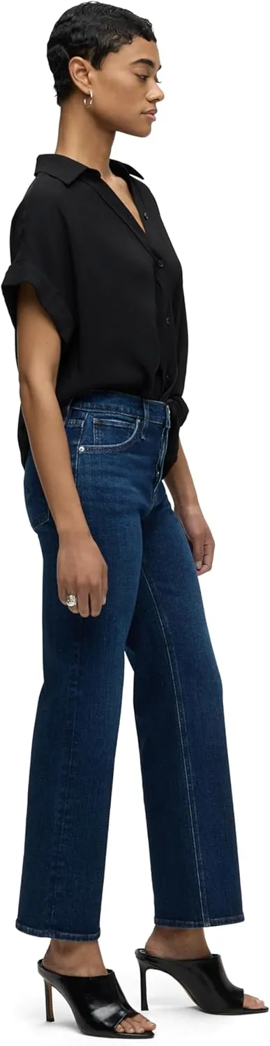 HUDSON Women's Rosie High-Rise Wide Leg Ankle