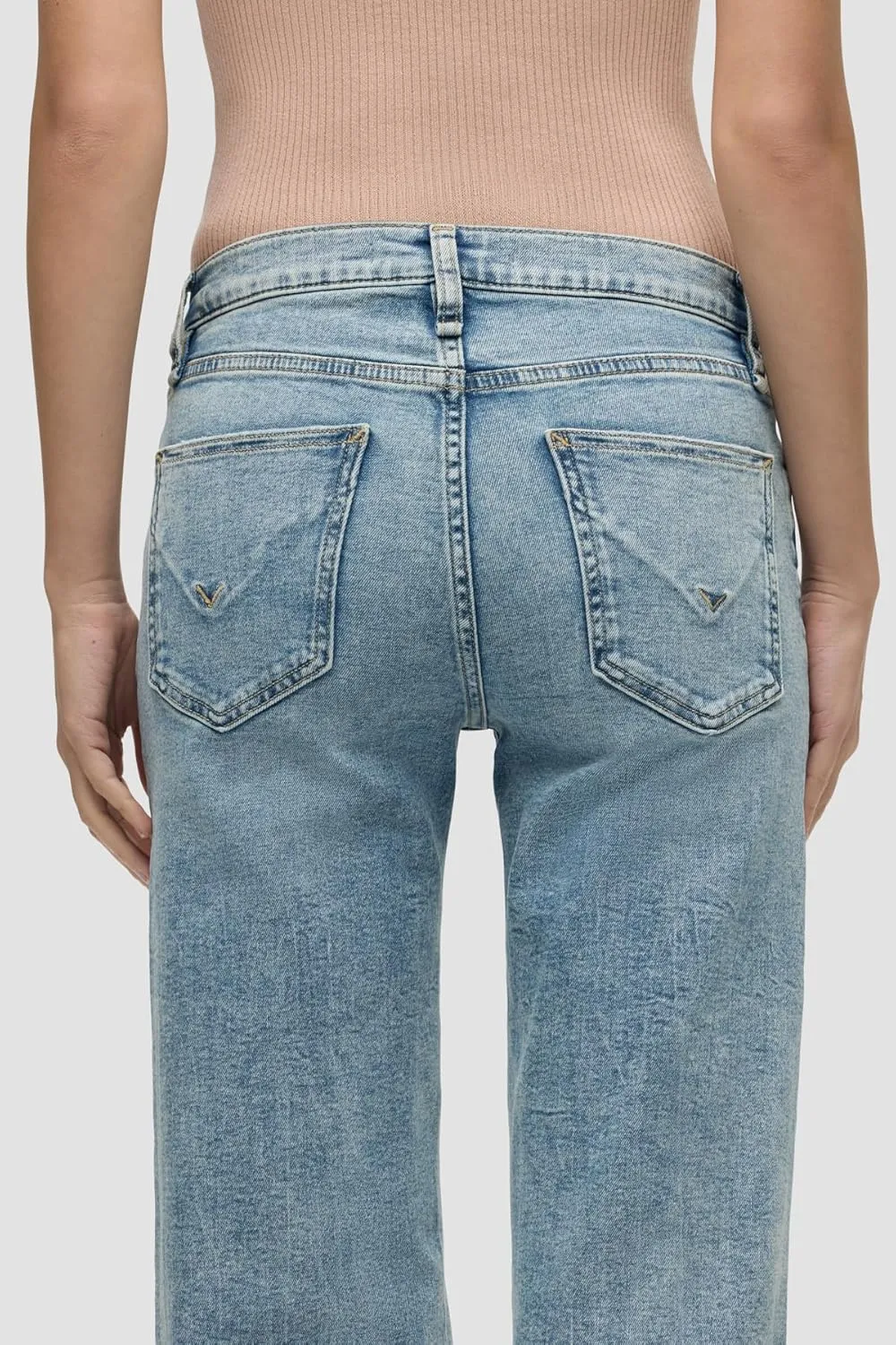 HUDSON Women's Rosie High-Rise Wide Leg Ankle