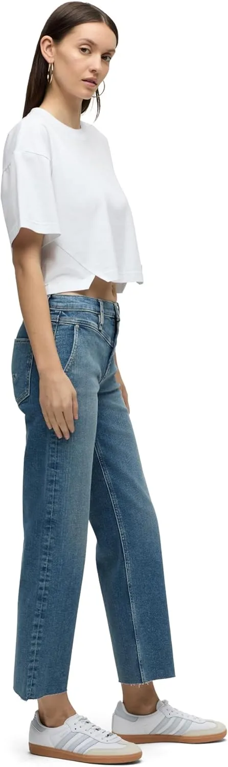 HUDSON Women's Rosie High-Rise Wide Leg Ankle