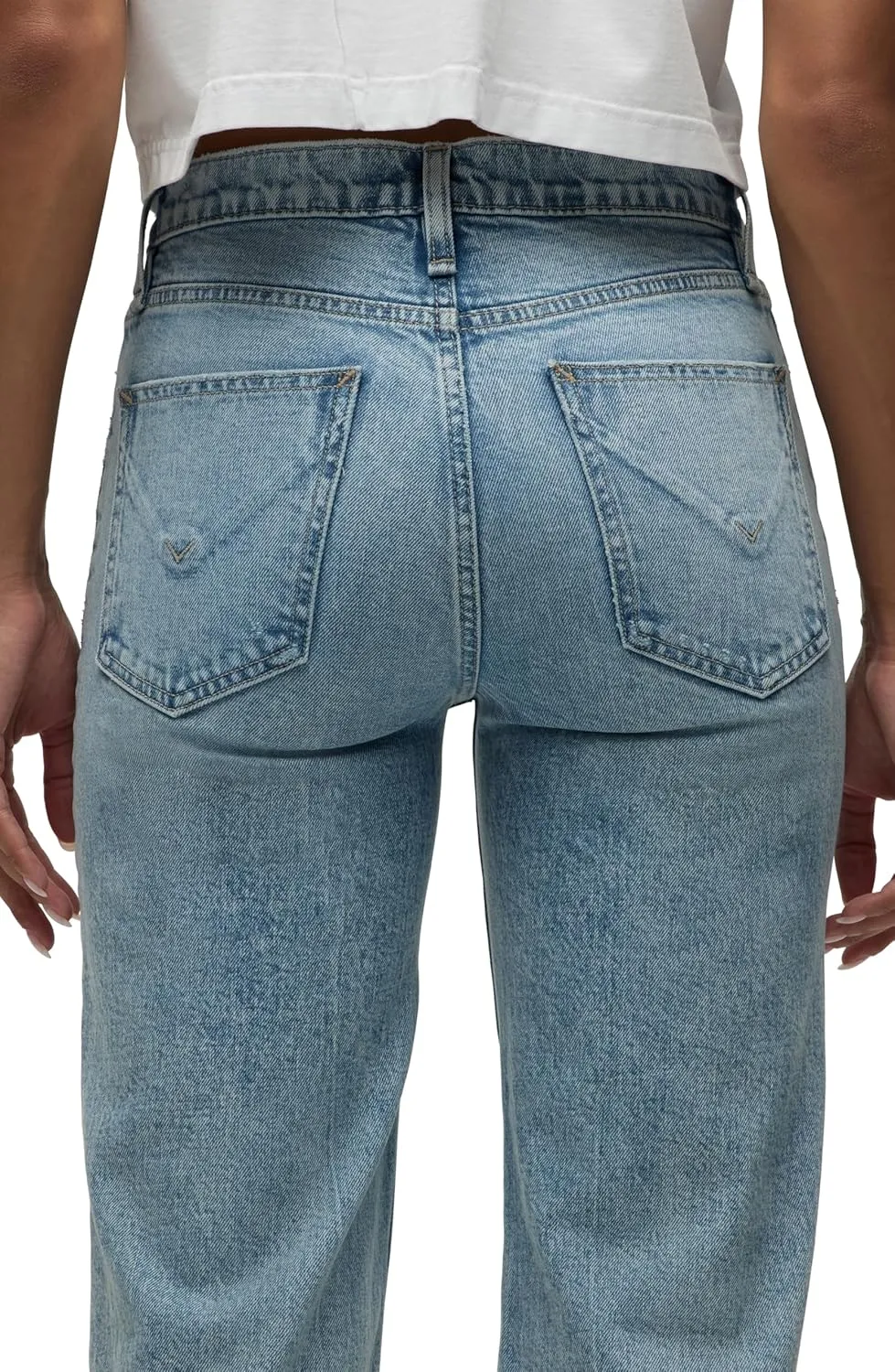 HUDSON Women's Rosie High-Rise Wide Leg Jean