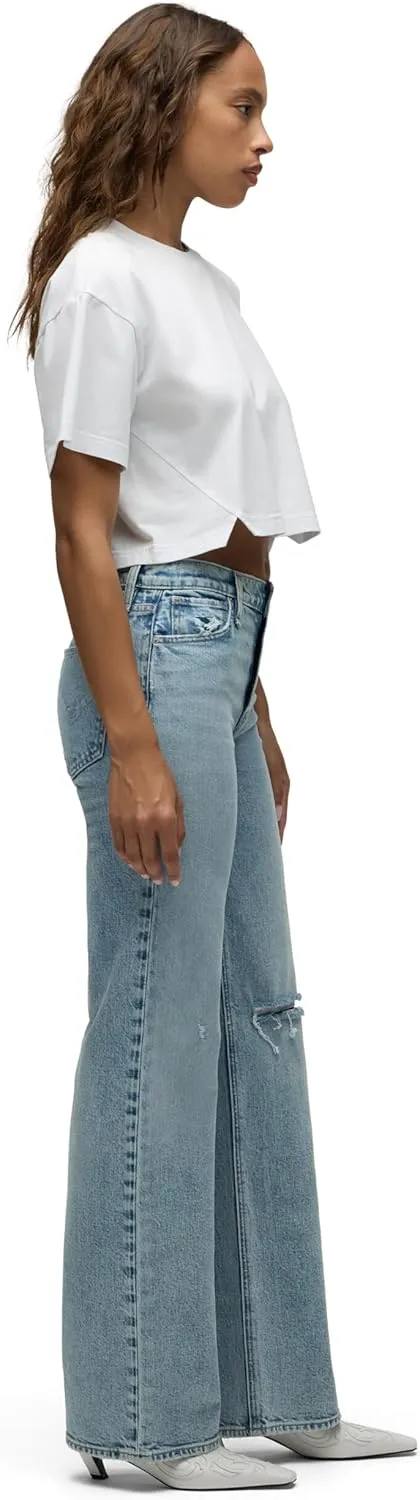 HUDSON Women's Rosie High-Rise Wide Leg Jean