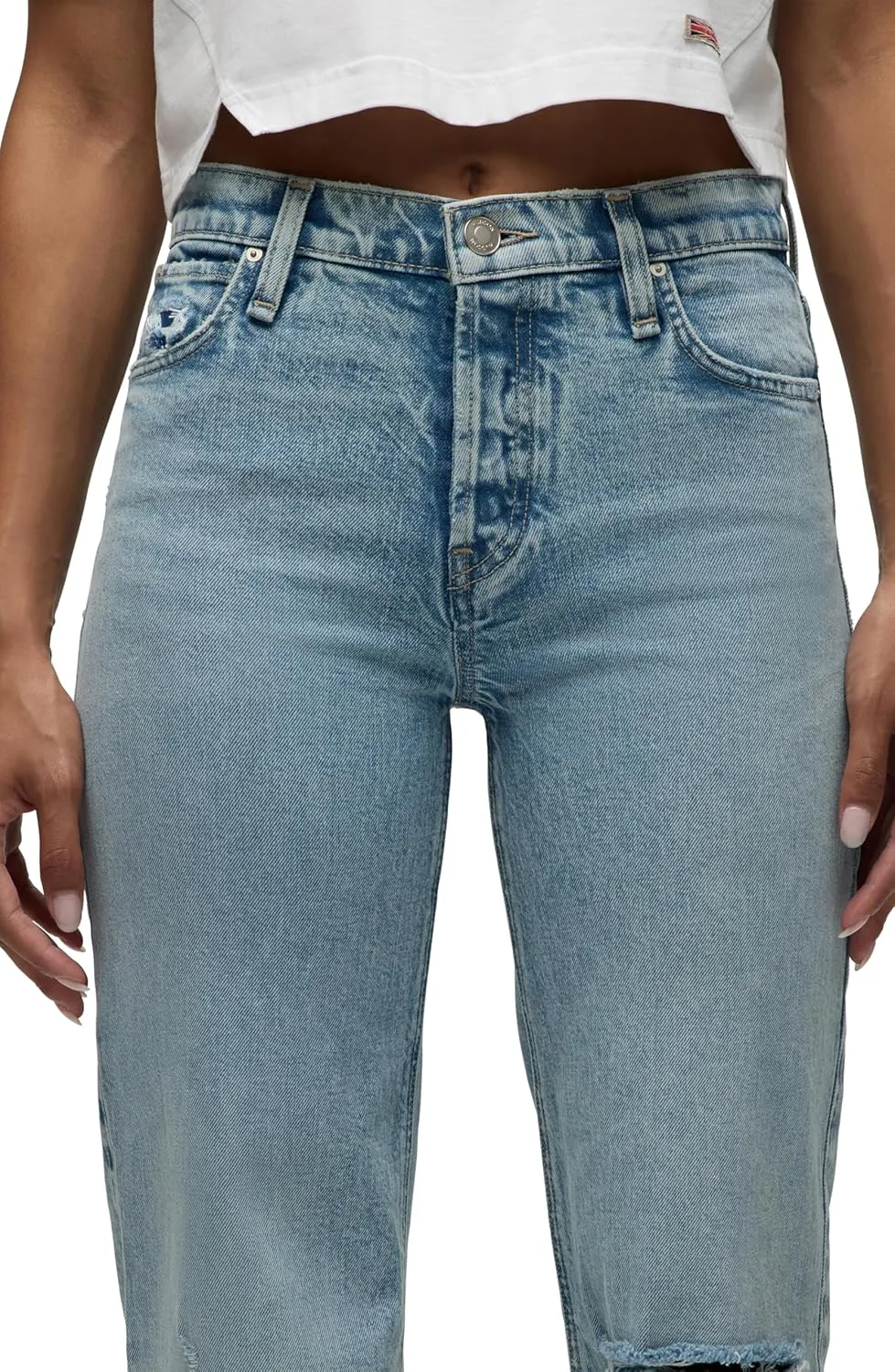 HUDSON Women's Rosie High-Rise Wide Leg Jean
