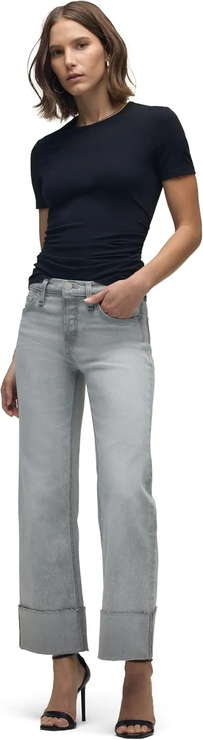 HUDSON Women's Rosie High-Rise Wide Leg Jean