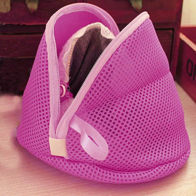 HULIANFU Modern Fashion High Quality Women Bra Laundry Lingerie Washing Hosiery Saver Protect Mesh Small Wash Bag Zipper organizer bag