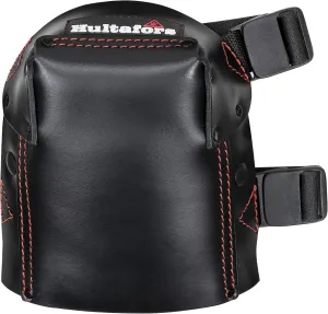 Hultafors Work Gear HT5213 Heavy-Duty Riveted Gel Leather Kneepads for Work with Thick Layered Gel Cushion, High Density Closed-Cell Foam and Neoprene Padding, Slip-in-Clip Buckle Fastener