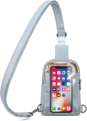INICAT Sling Bag for Women Touchscreen Small Crossbody Cell Phone Purse Fanny Pack