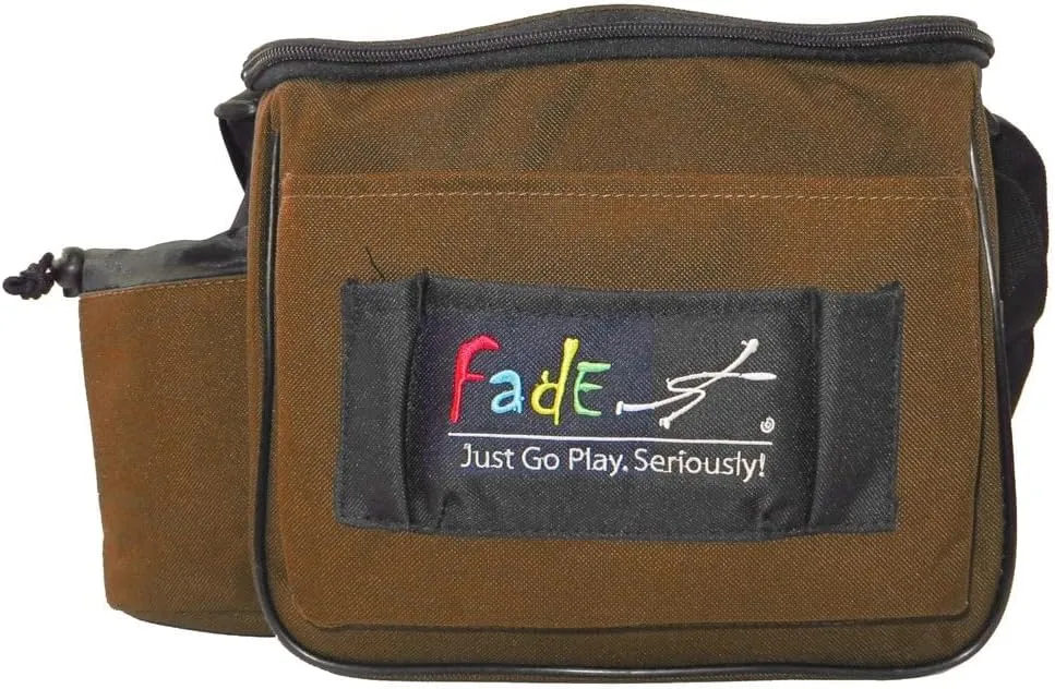 INNOVA Fade Disc Golf Bag | Brown | Starter Bag with 10  Disc Capacity | Premium Lightweight Disc Golf Bag