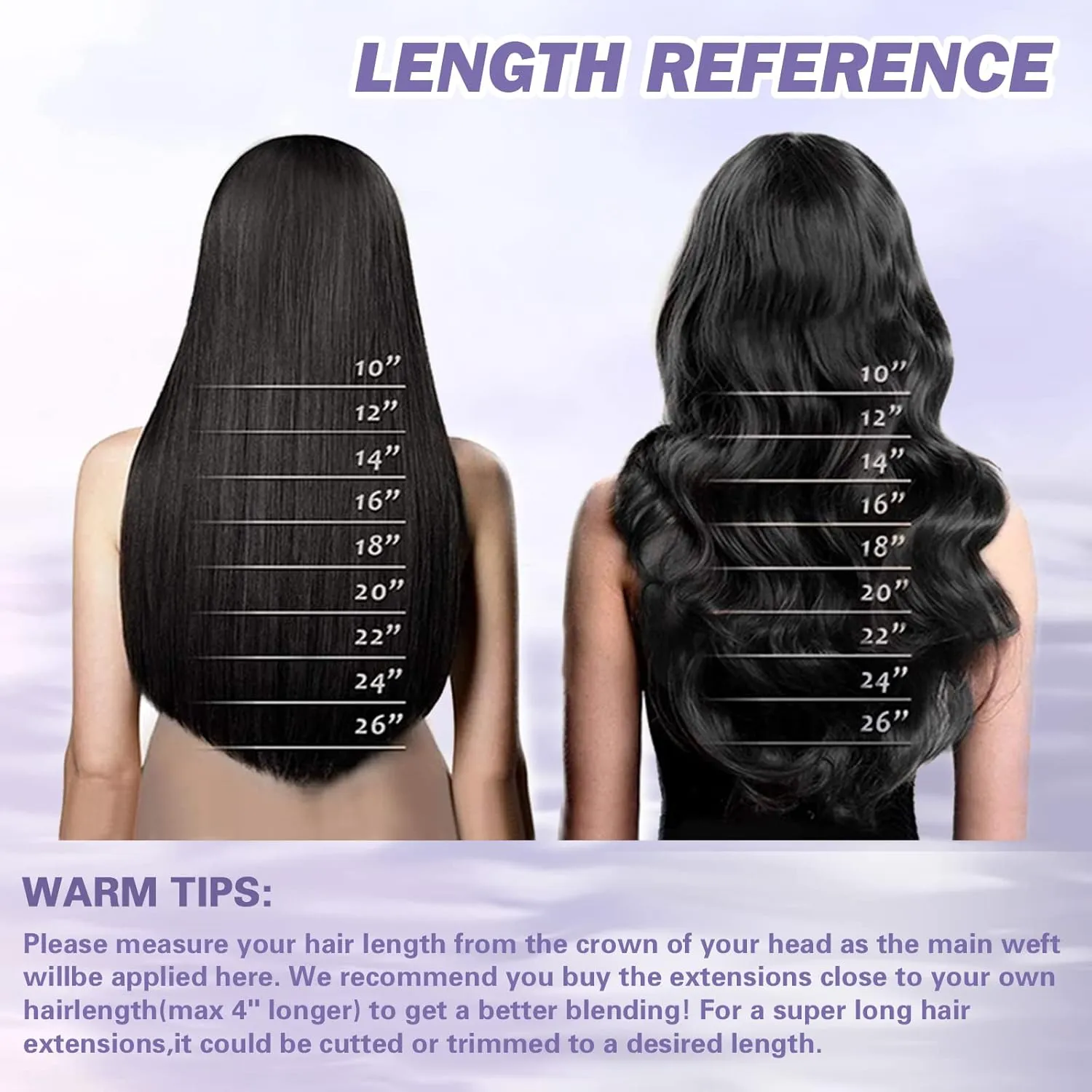 Invisible Wire Hair Extensions with Transparent Headband Adjustable Size 4 Secure Clips Straight Secret Hairpiece for Women（75g,14Inch Bleached Blonde）