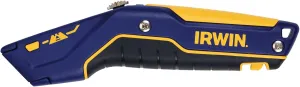 IRWIN Utility Knife, Carbon Steel Blade, Retractable, Foldable and Portable, Storage for Up To 5 Blades (IWHT10436)