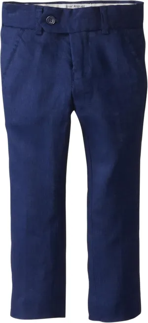 Isaac Mizrahi Little Boys' Solid Linen Pant