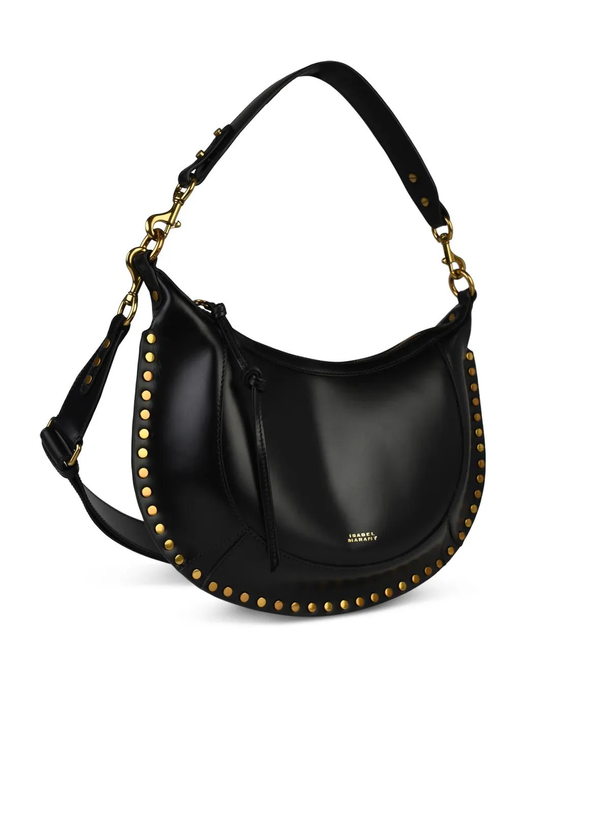 Isabel Marant 'Naoko' Black Lear Crossbody Bag