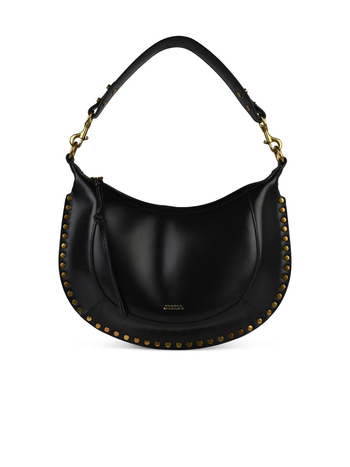 Isabel Marant 'Naoko' Black Lear Crossbody Bag
