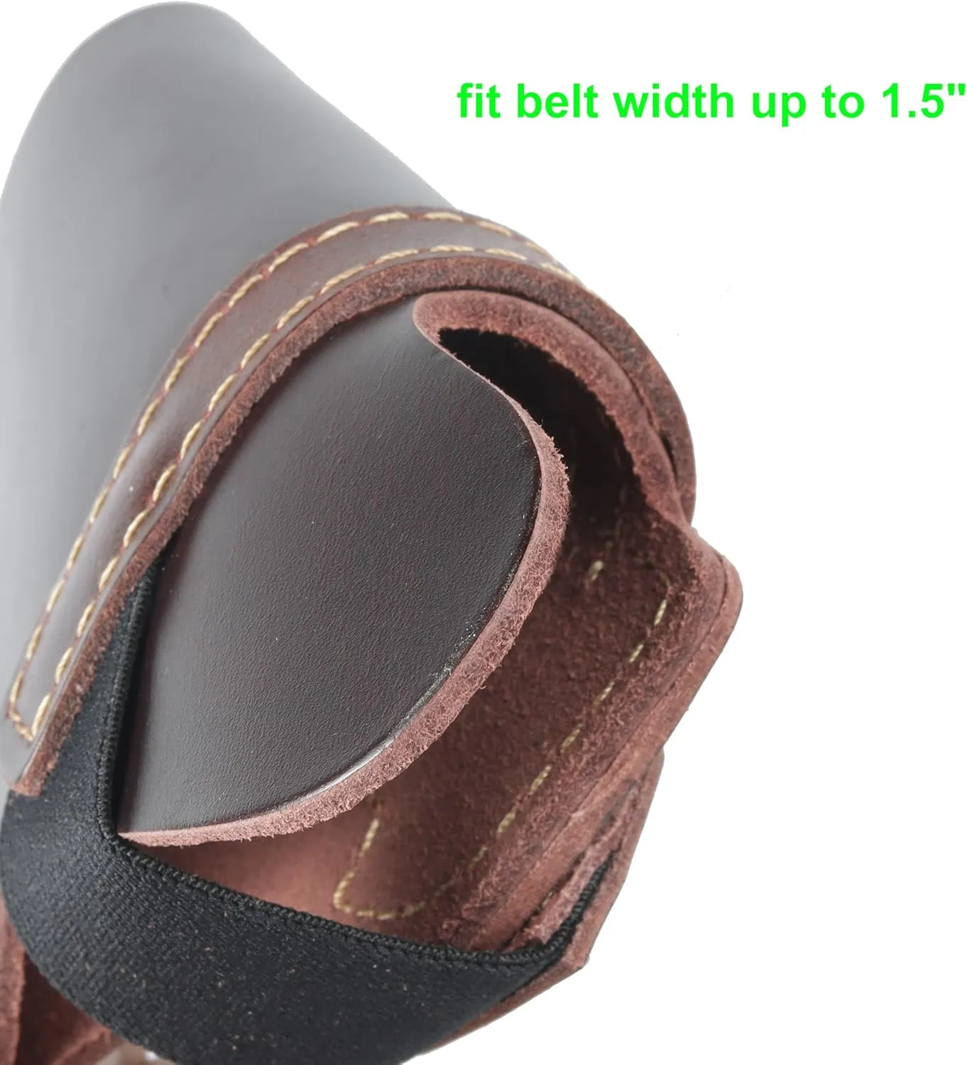 IWB Leather Holster for Glock 17 19 43X fits Taurus G2C G3 G3C GX4 for M&P 9mm Shield fits Sig P365 P230 for LCP LC9S Security 9 fits Springfield Hellcat/XD -Similar Size-Inside The Belt