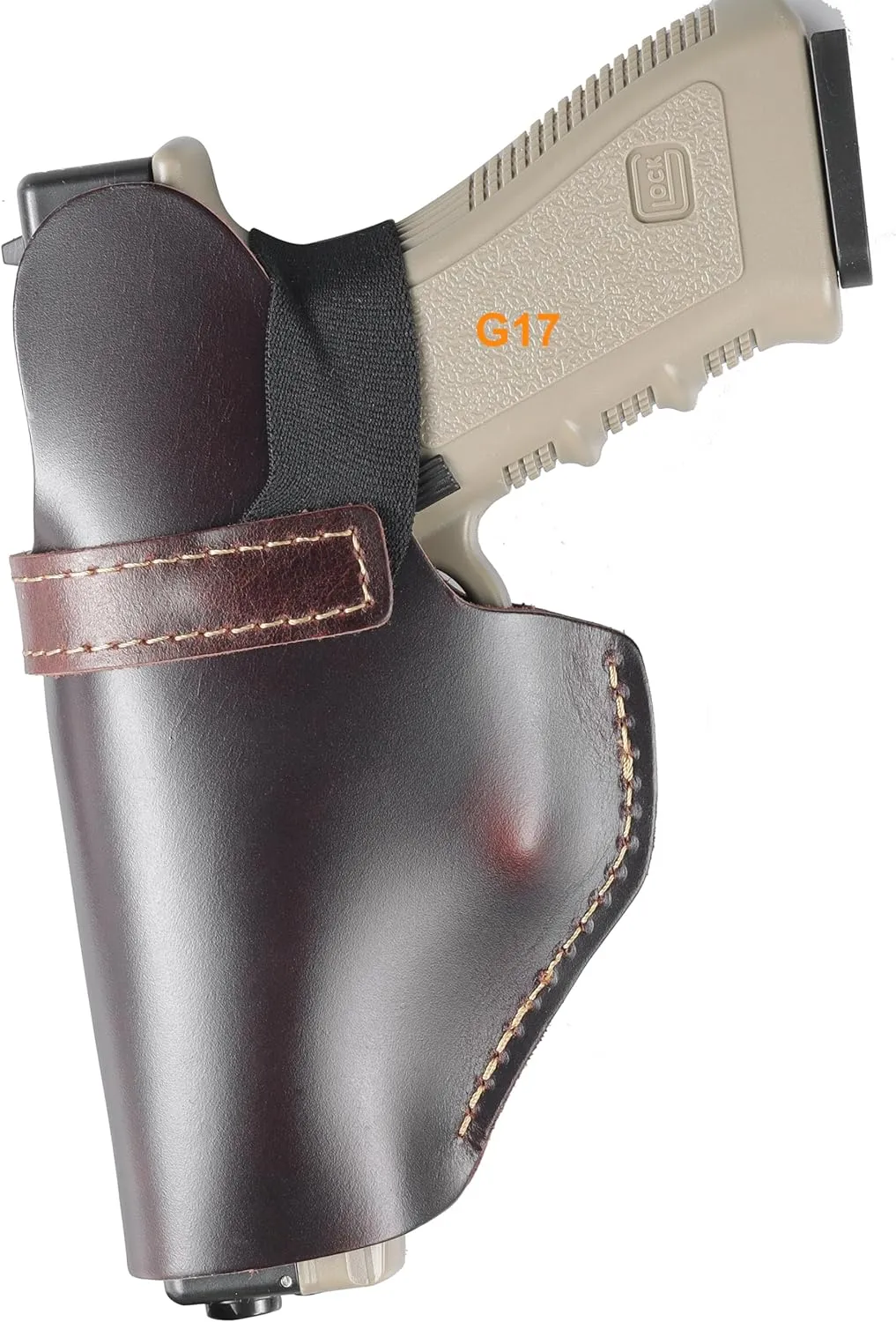 IWB Leather Holster for Glock 17 19 43X fits Taurus G2C G3 G3C GX4 for M&P 9mm Shield fits Sig P365 P230 for LCP LC9S Security 9 fits Springfield Hellcat/XD -Similar Size-Inside The Belt