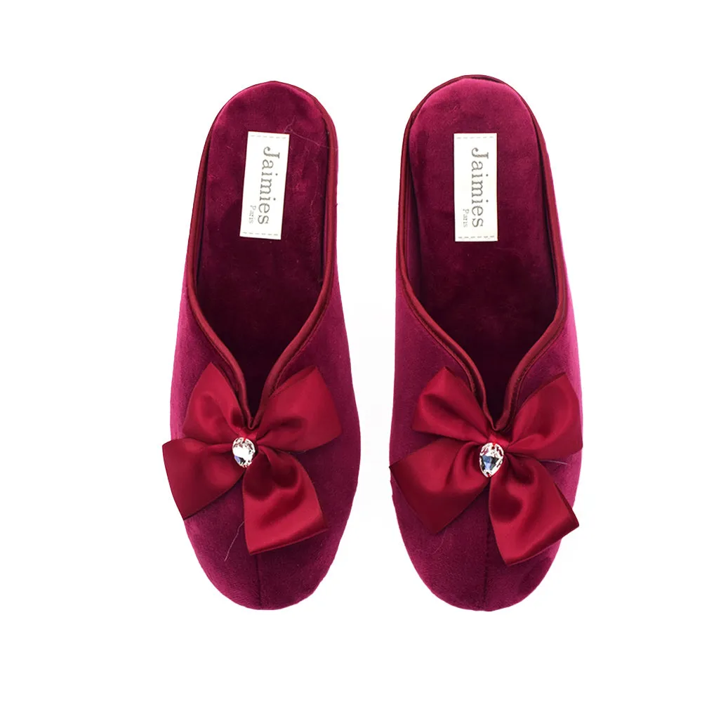 Jaimies Nathalia Diamond Shoes/Slippers Bordeaux