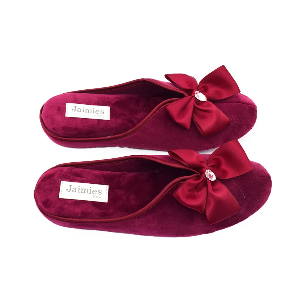 Jaimies Nathalia Diamond Shoes/Slippers Bordeaux