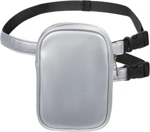 JASGOOD Thigh Harness Leg Bag Fanny Pack for Women Leg Purse Drop Leg Bag, D-Silver