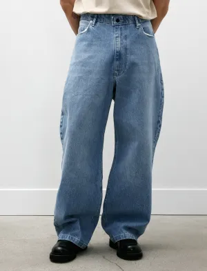 Jeans Washed Denim Light Blue
