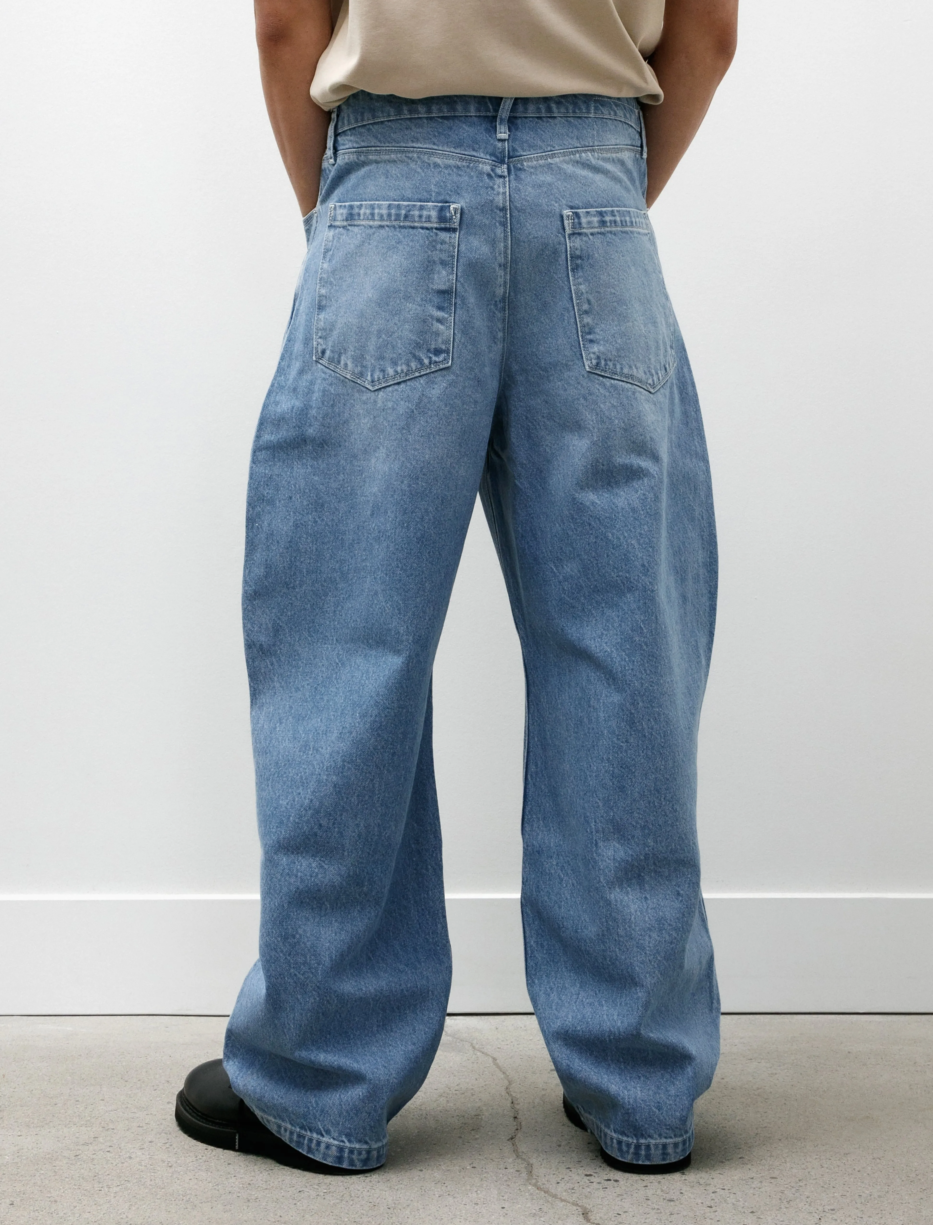 Jeans Washed Denim Light Blue