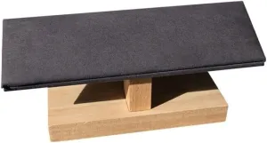 Jewelry Display Stand Velvet Wooden Jewelry Rack Bracelet Watch Stand Display Props Shopping Mall Counter Jewelry Display Organizers Necklace Stand Display(Gris)