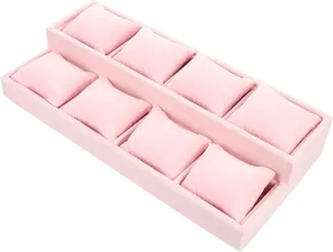 Jewelry Display Tray Jewelry Pillow Tray Watch Pillow Tray Soft Velvet for Jewelry and Storage