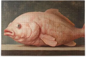 Jigsaw Puzzle Fish Surreal Closeup for Adults 500 Pieces, Impossible Challenging Hard Difficult Puzzles for Adults Jigsaw Puzzles for Party Entertainment Family Games