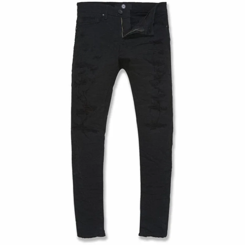 JORDAN CRAIG SEAN HIGH POINT DENIM (JET BLACK) JS1095A