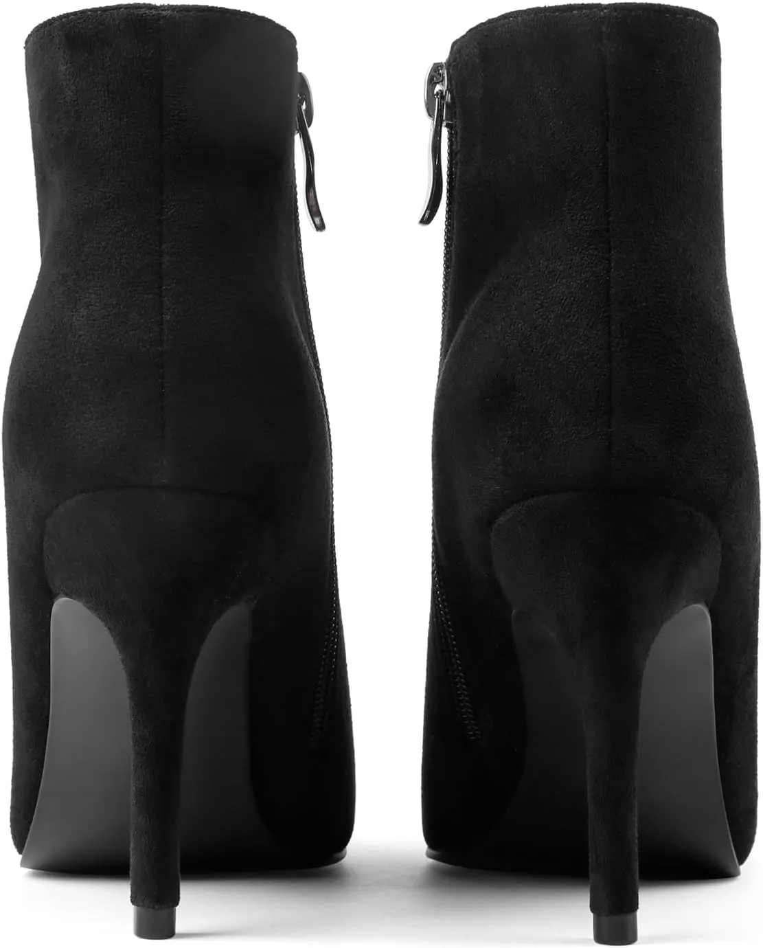 JOY IN LOVE Women's Ankle Boots Middle Heel Pointed Toe Stiletto Boots