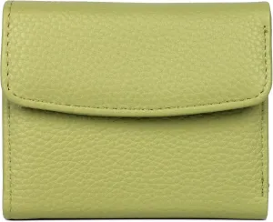 Julia Buxton Pebble Vegan Leather PMU Mini Trifold