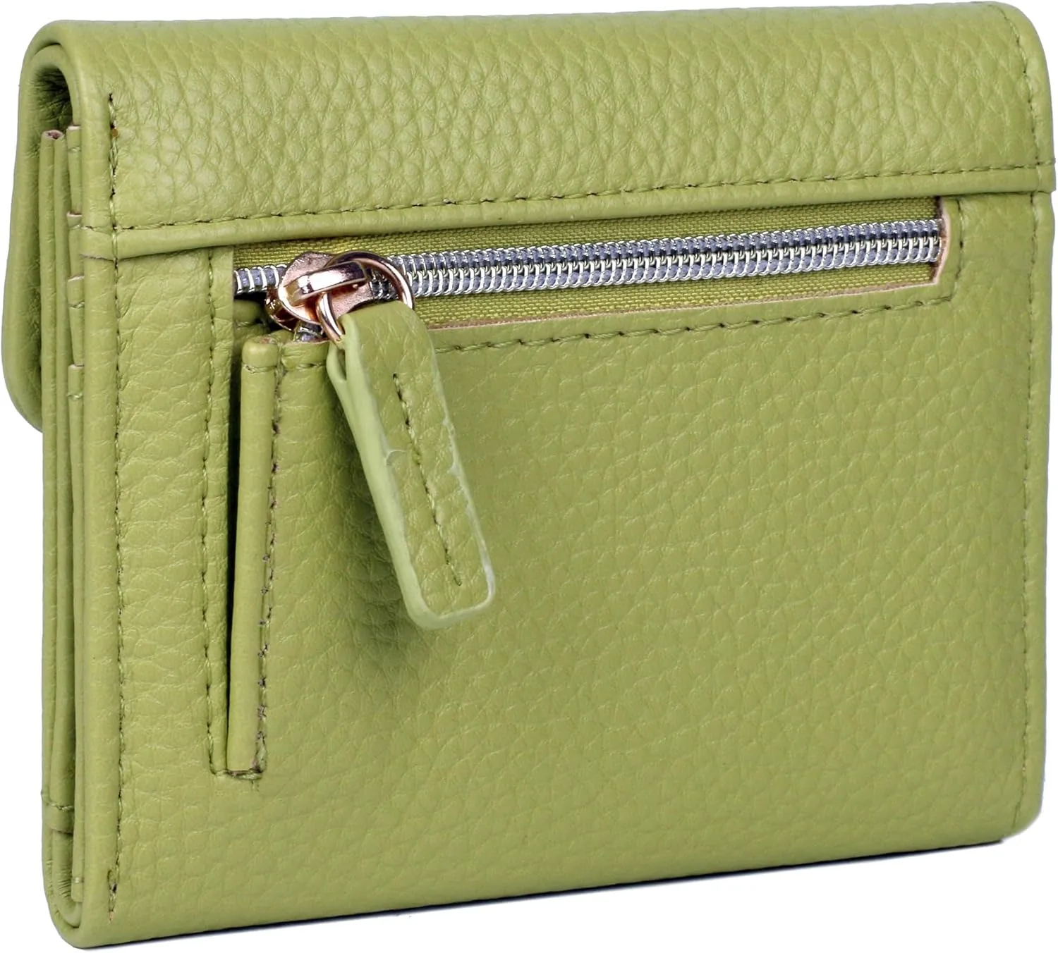 Julia Buxton Pebble Vegan Leather PMU Mini Trifold