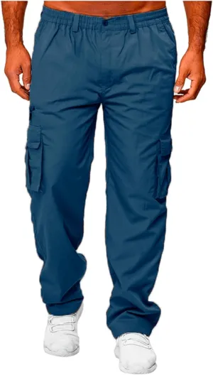 Julidostore Stretchmotions - Super Stretch Ice-Silk Comfort Cargo Pants Mens 6 Pockets Tactical Joggers Outdoor Trousers
